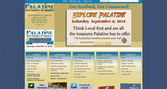 Desktop Screenshot of palatinechamber.com